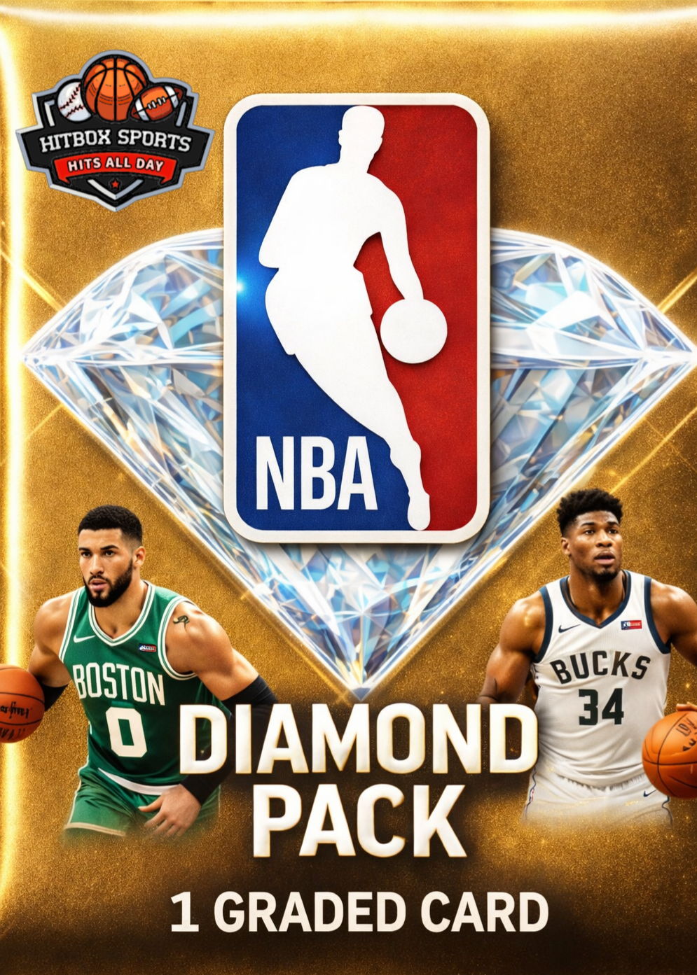 NBA Diamond Graded Pack by Hitbox Sports